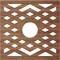 Ekena Millwork Chevron Wood Fretwork Pierced Ceiling Medallion, Walnut, 22"OD x 5 3/4"ID x 1/4"T CMWP22X22X0250CHWA - alternate 5